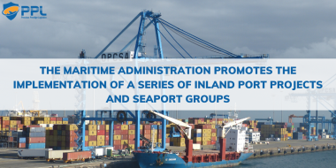 The Maritime Administration promotes the implementation of a series of inland port projects and seaport groups